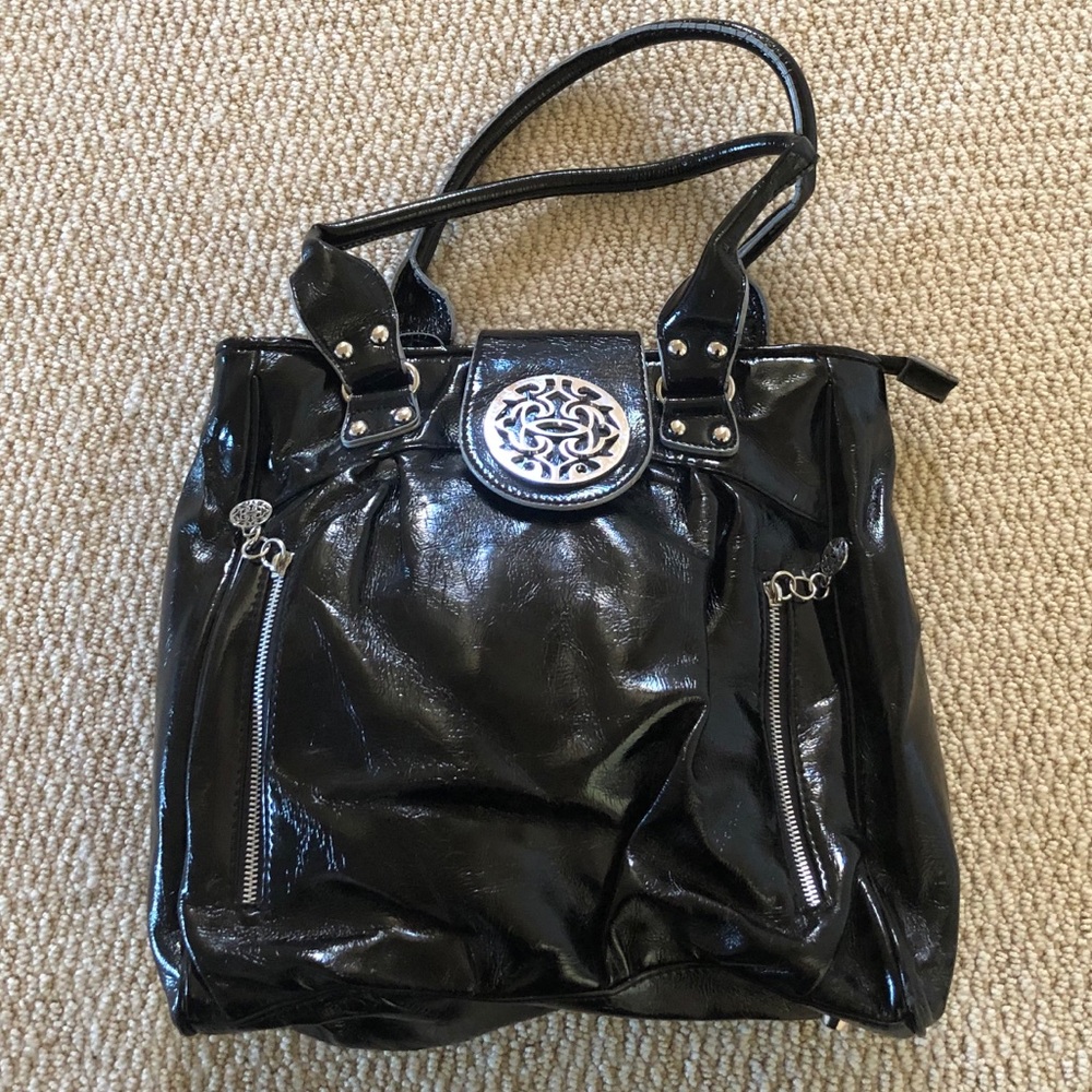 Patent leather Steve Madden tote